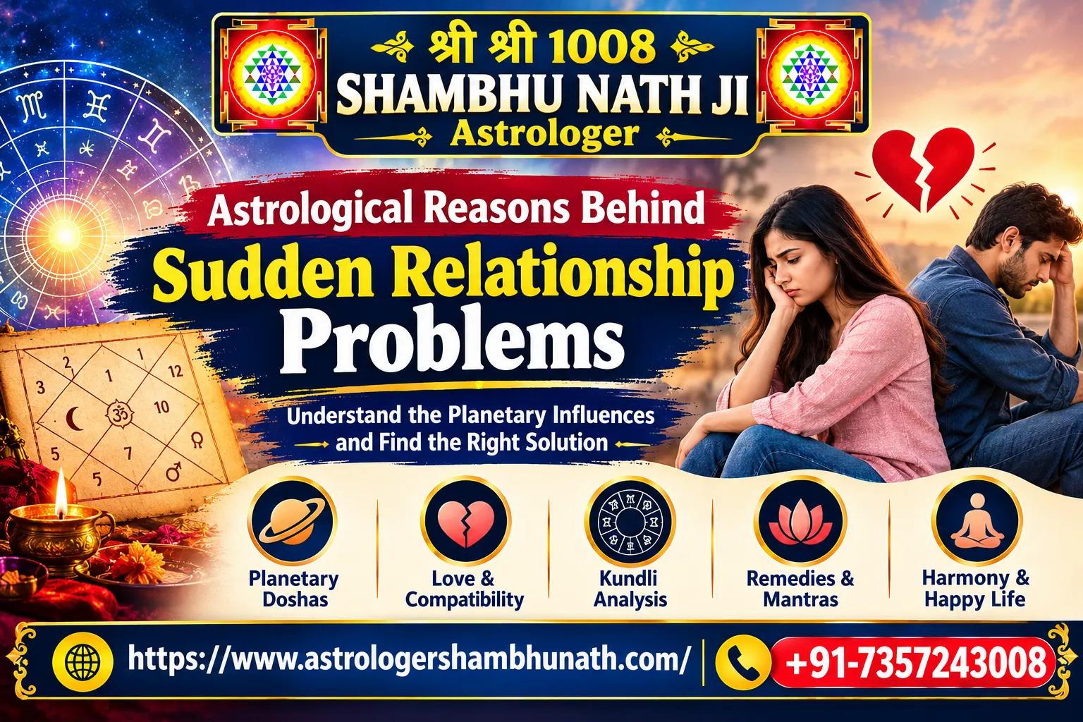 Astrological Reasons Behind Sudden Relationship Problems